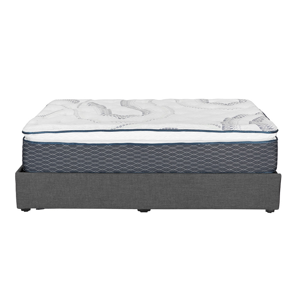 Colchón Spring Air Dover con Base Cama con Ropa de Cama