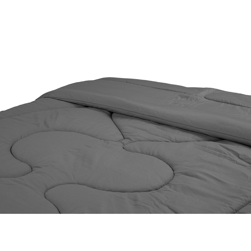Edredon Dicasa Homy Gris con Ropa de Cama