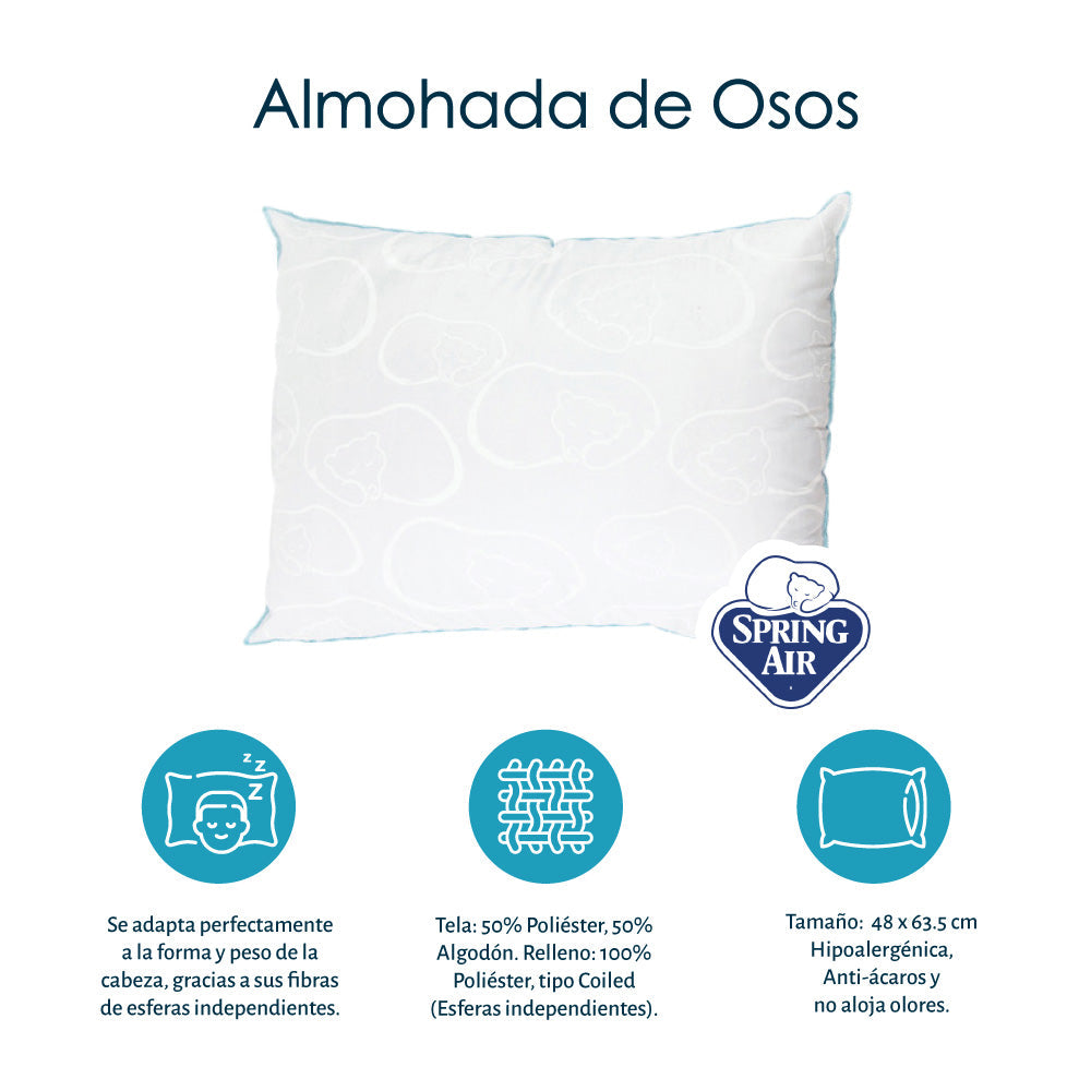 Colchón Spring Air Premier con Ropa de Cama