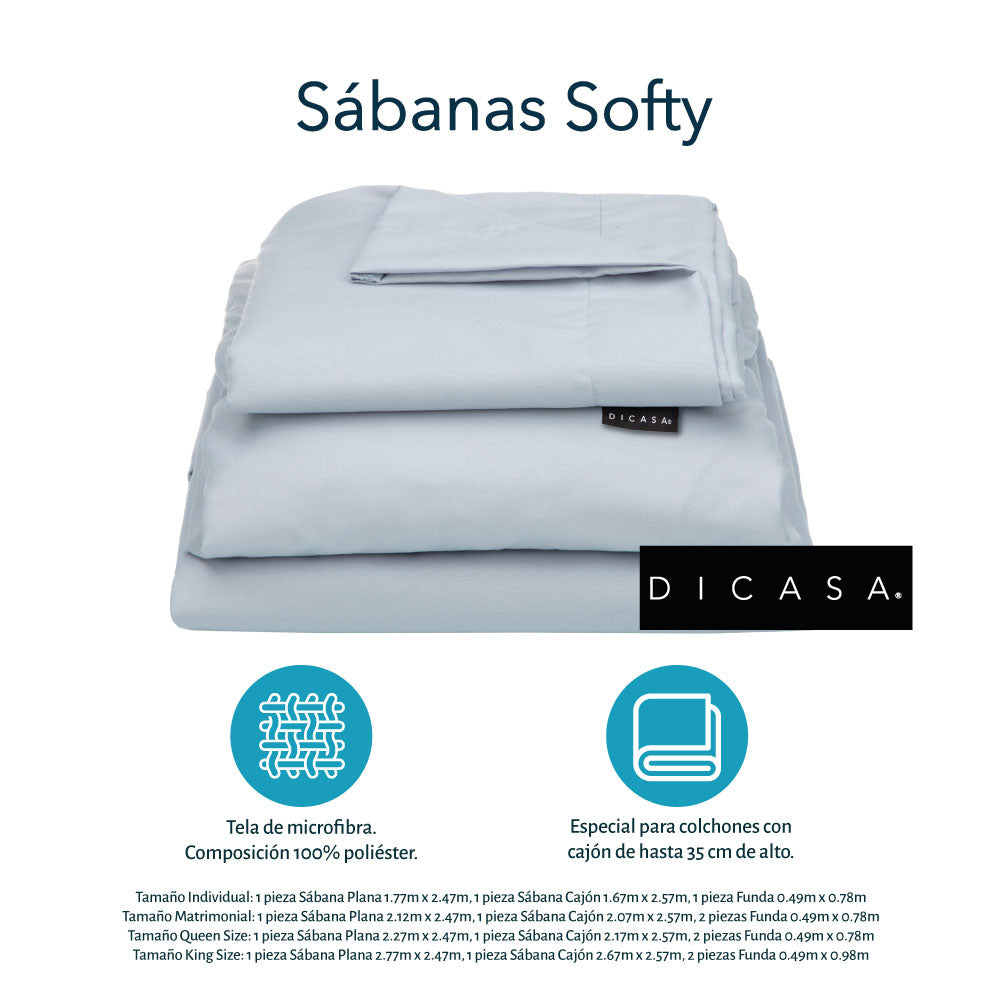 Edredón Dicasa Homy Azul Marino con Ropa de Cama