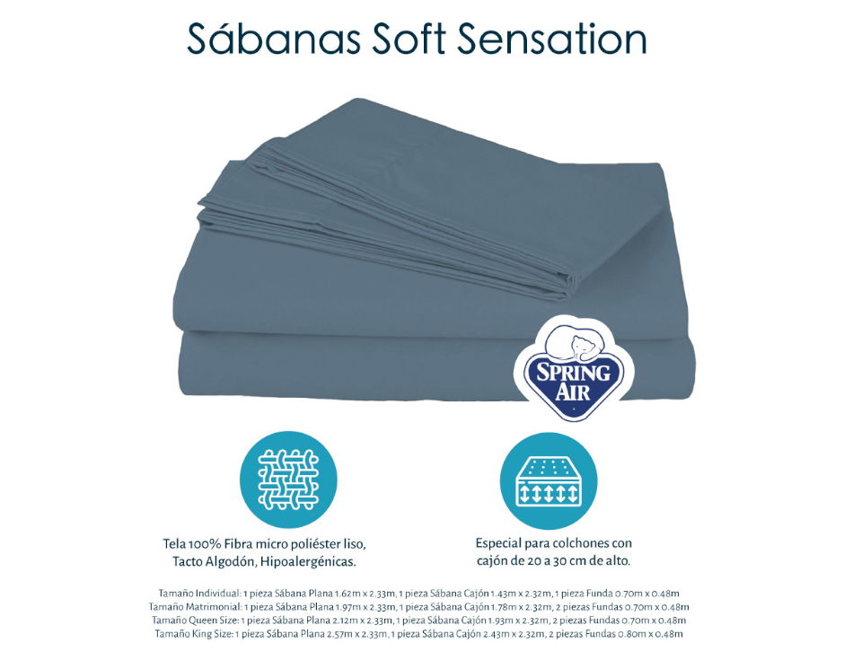 Colchón Restonic Roll con Ropa de Cama