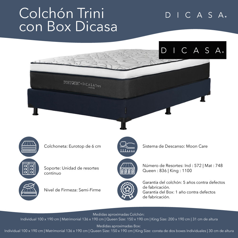 Colchón Dicasa con Box