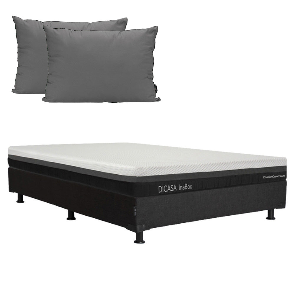 Colchón en caja Dicasa InaBox con Box con Ropa de Cama