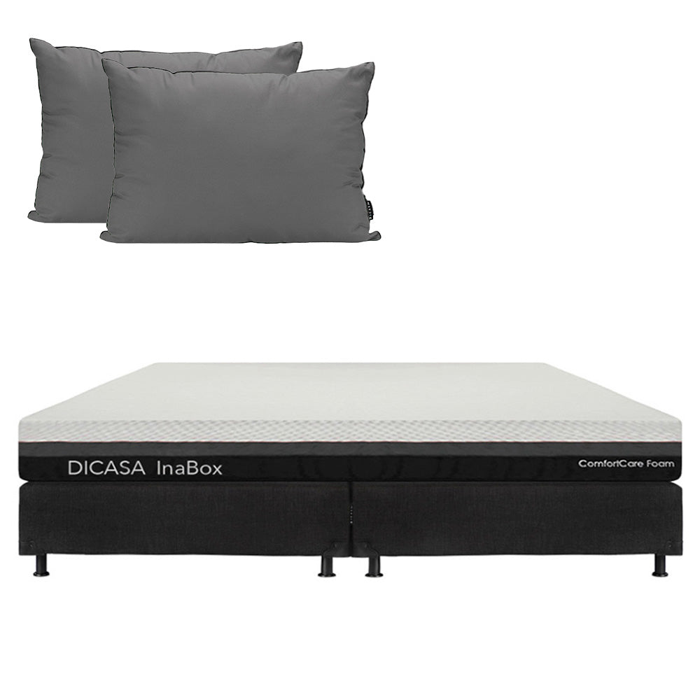 Colchón en caja Dicasa InaBox con Box con Ropa de Cama