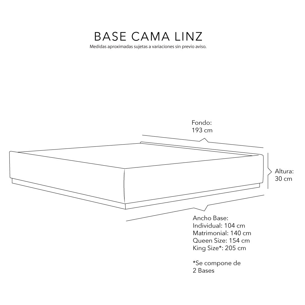 Base Cama Dicasa Linz