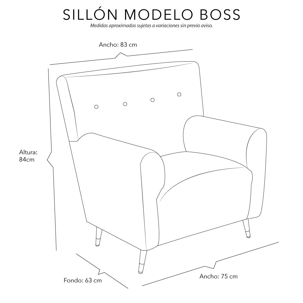 Sillón Dicasa Boss Outlet