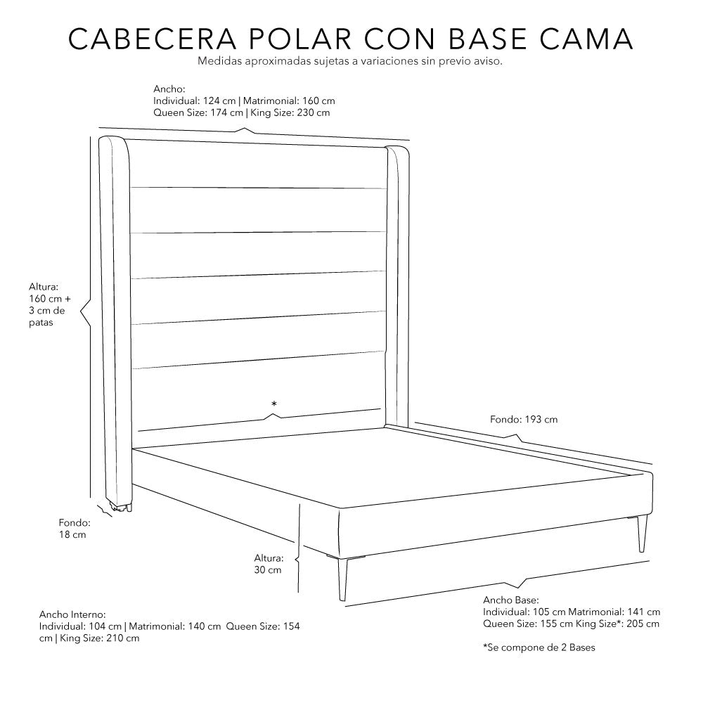 Cabecera Dicasa Polar con Base Slim
