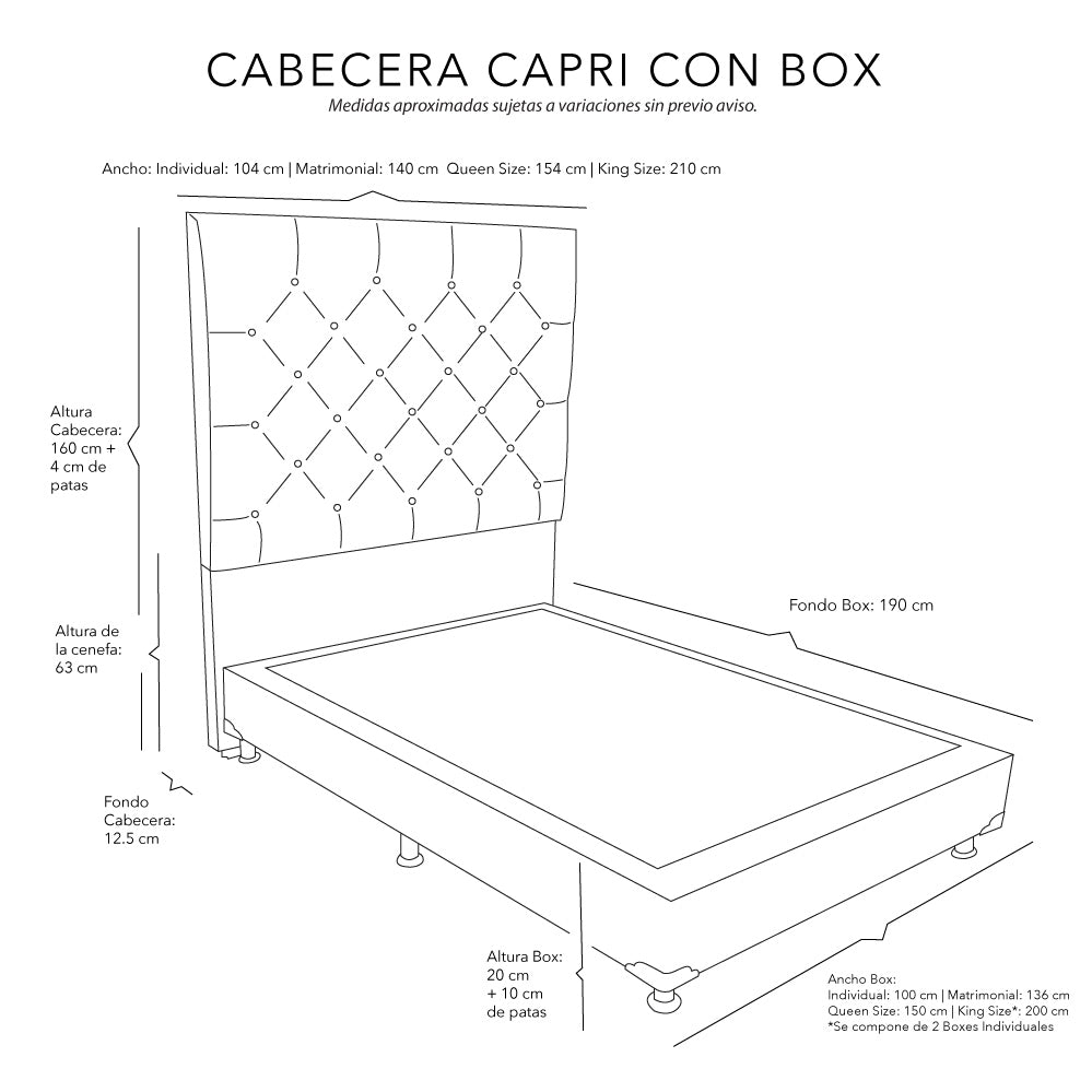 Cabecera Dicasa Capri con Box
