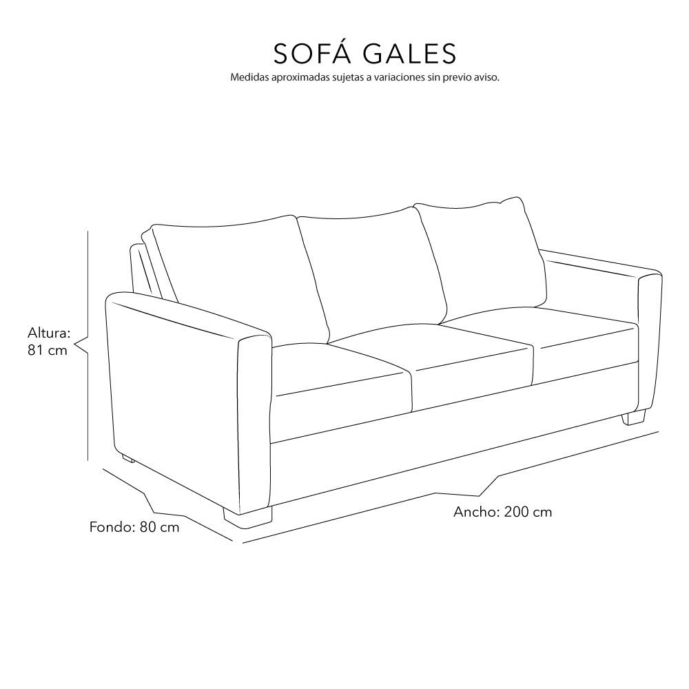 Sofá Dicasa Gales