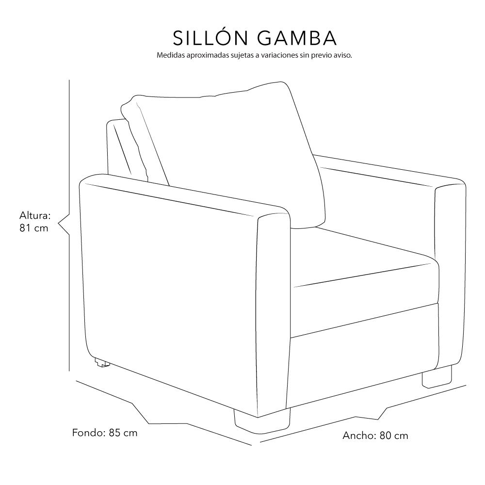Sillón Dicasa Gamba Outlet