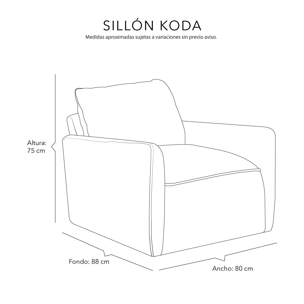 Sillón Giratorio Rogga Koda