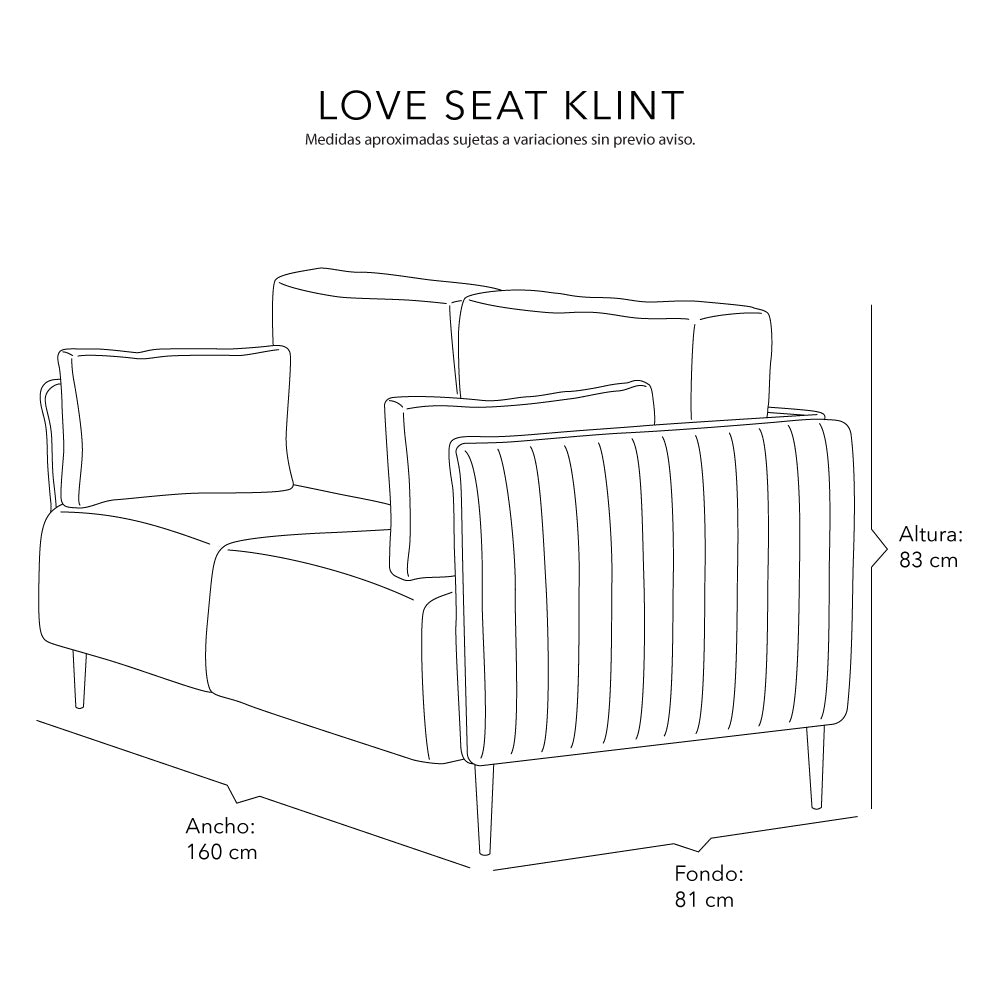 Love Seat Dicasa Klint