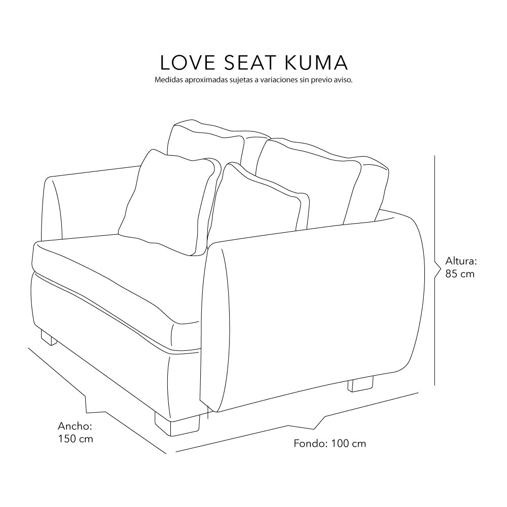 Love Seat Dicasa Kuma