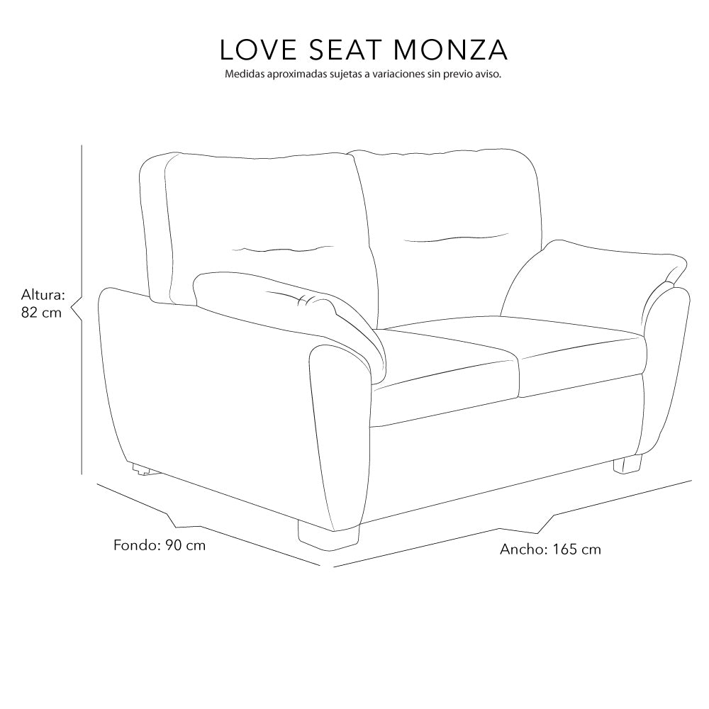 Love Seat Dicasa Monza