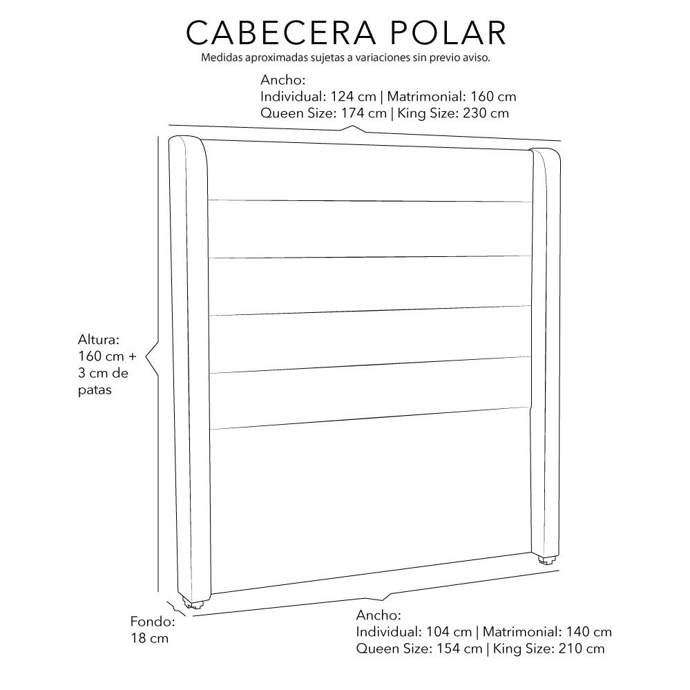 Cabecera Dicasa Polar con Ropa de Cama