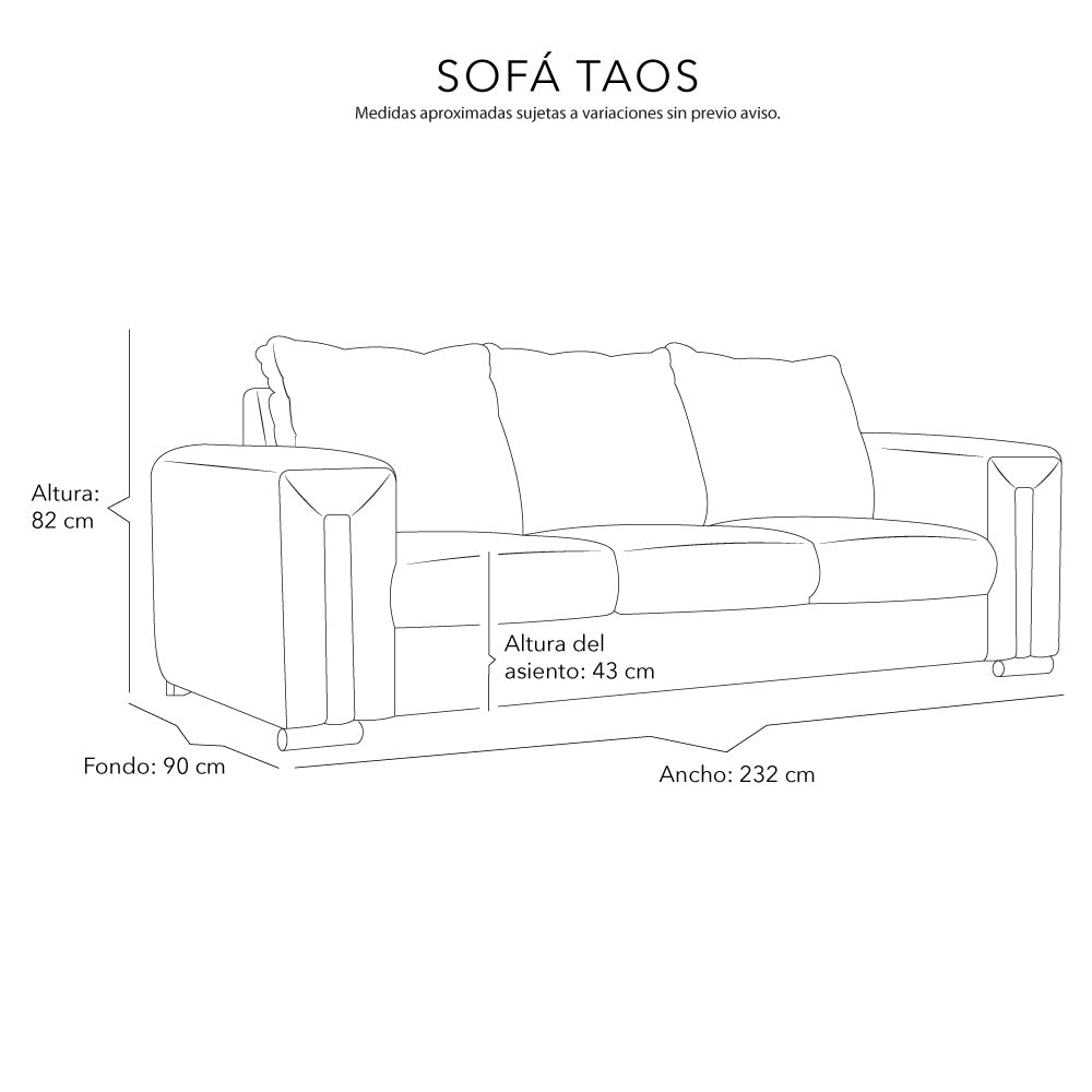 Sofá Dicasa Taos