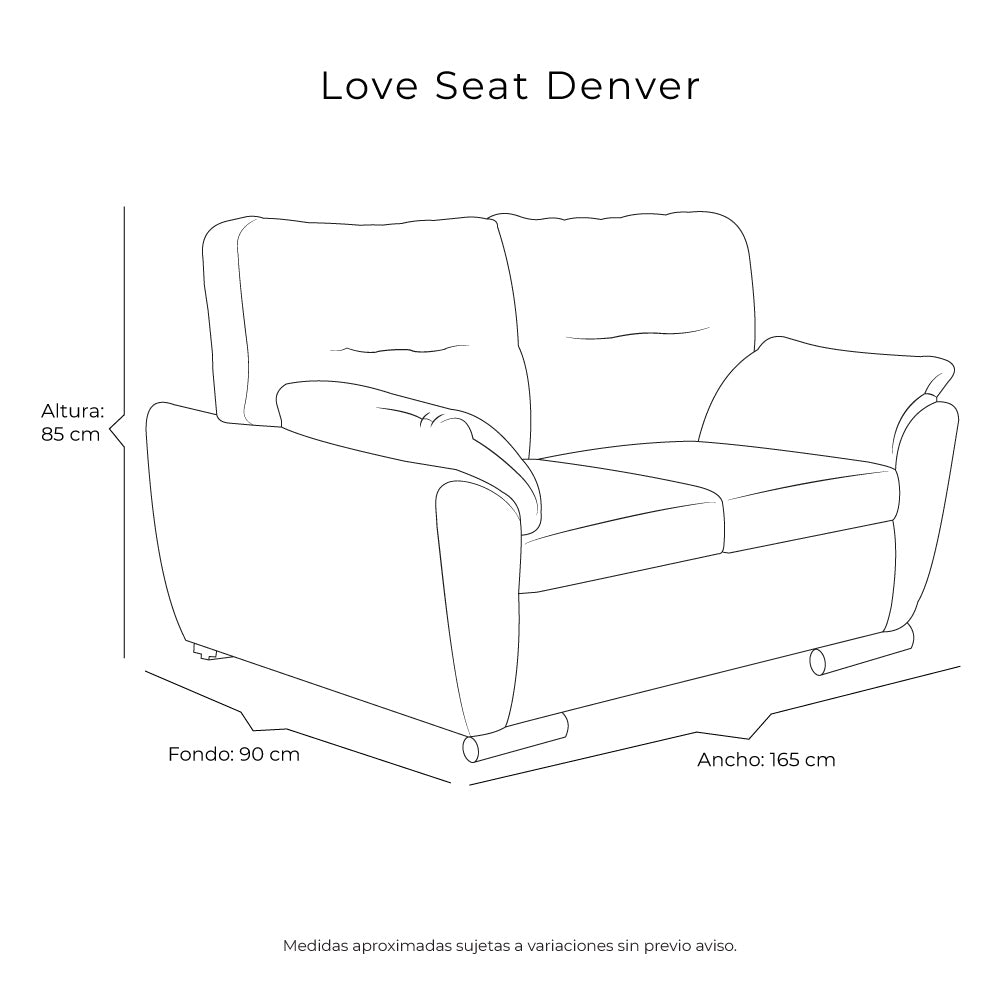 Sala Denver Con Love Seat