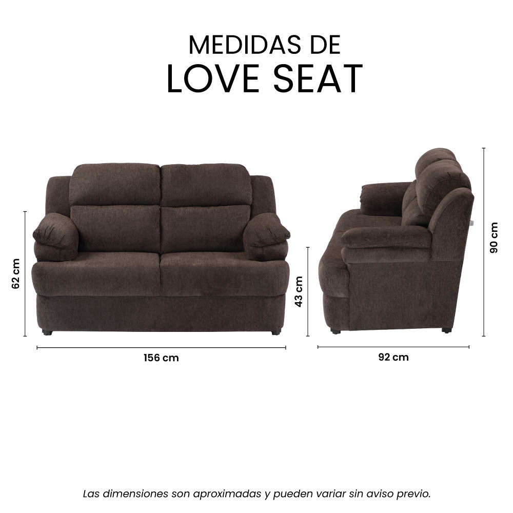 Sala Kendra Con Love Seat