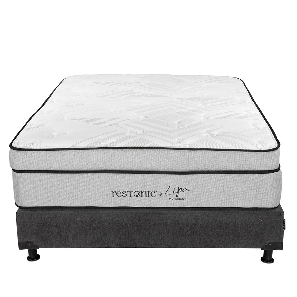 Colchón Restonic Lipa con Box con Ropa de Cama