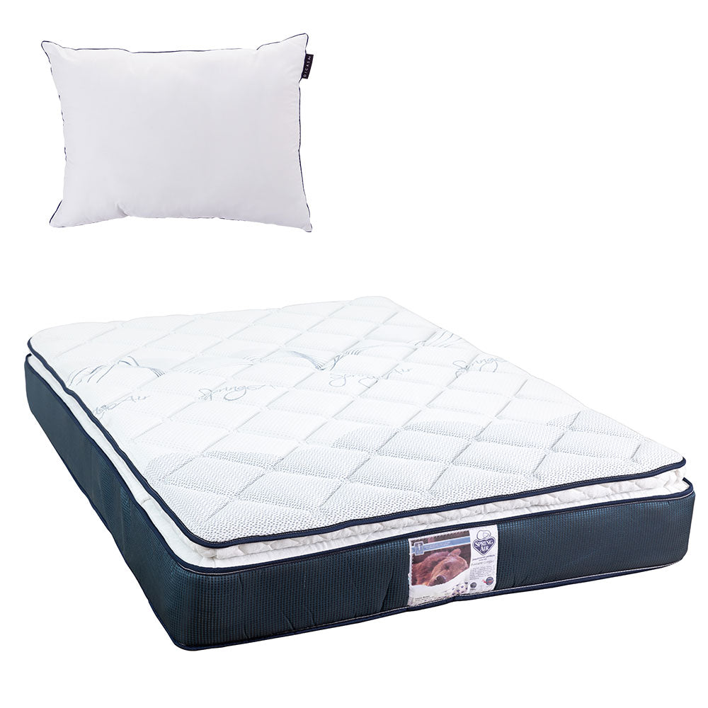 Colchón Spring Air Monaco con Ropa de Cama
