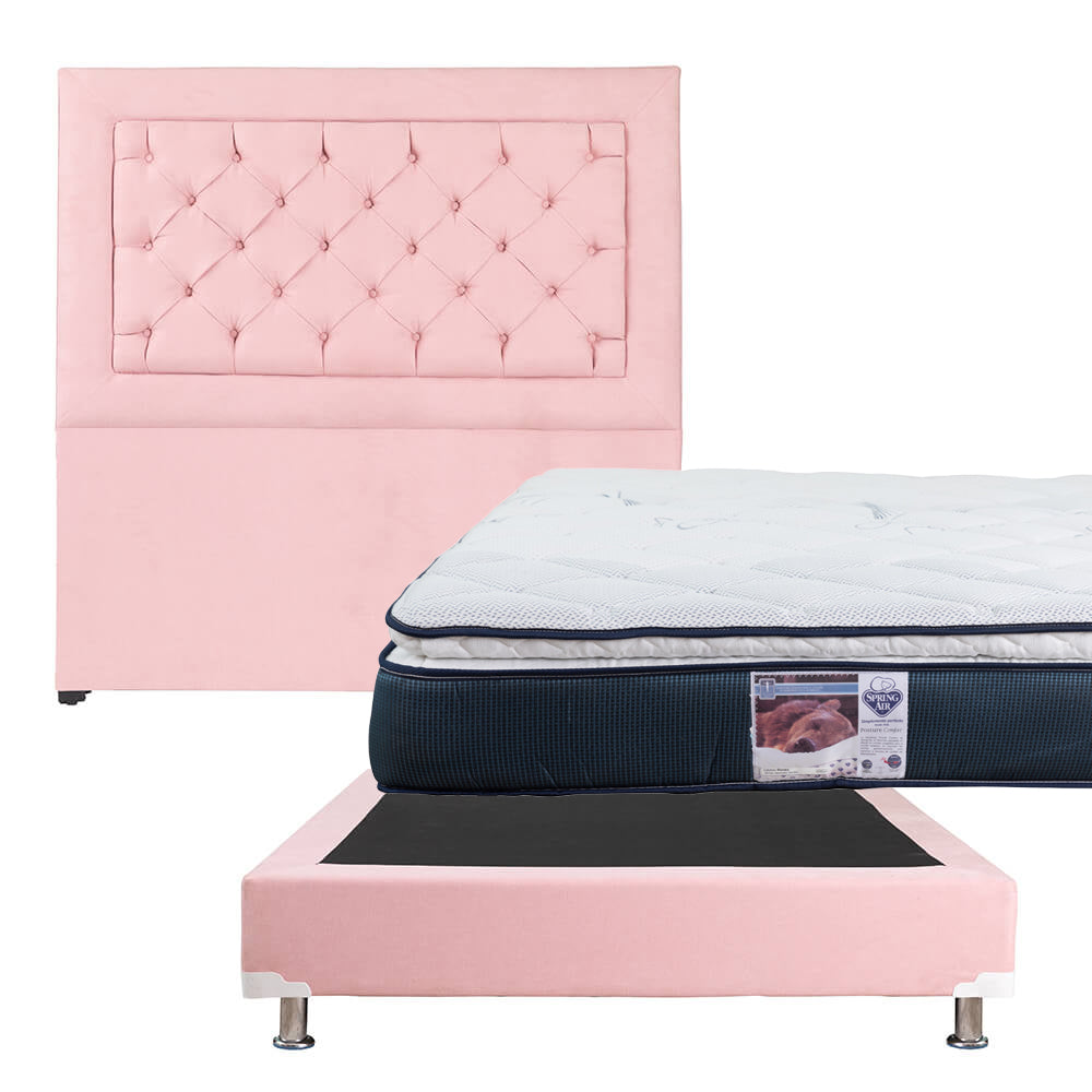 Cabecera Dicasa Mary con Box con Colchón