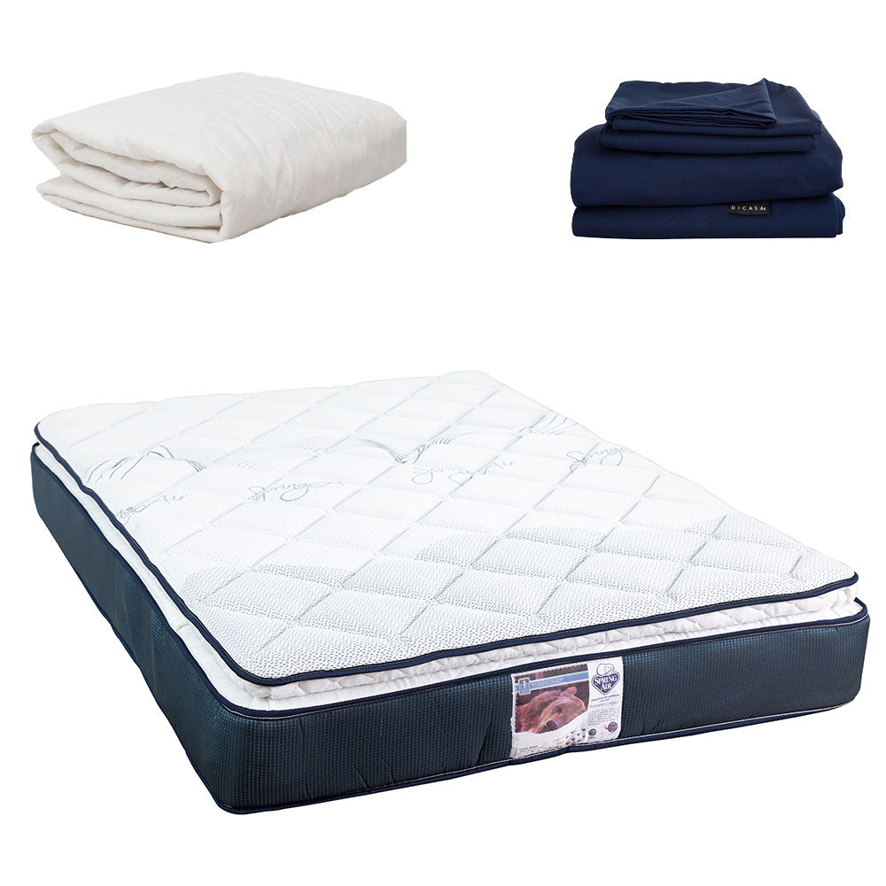 Colchón Spring Air Monaco con Ropa de Cama