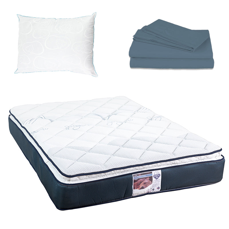 Colchón Spring Air Monaco con Ropa de Cama