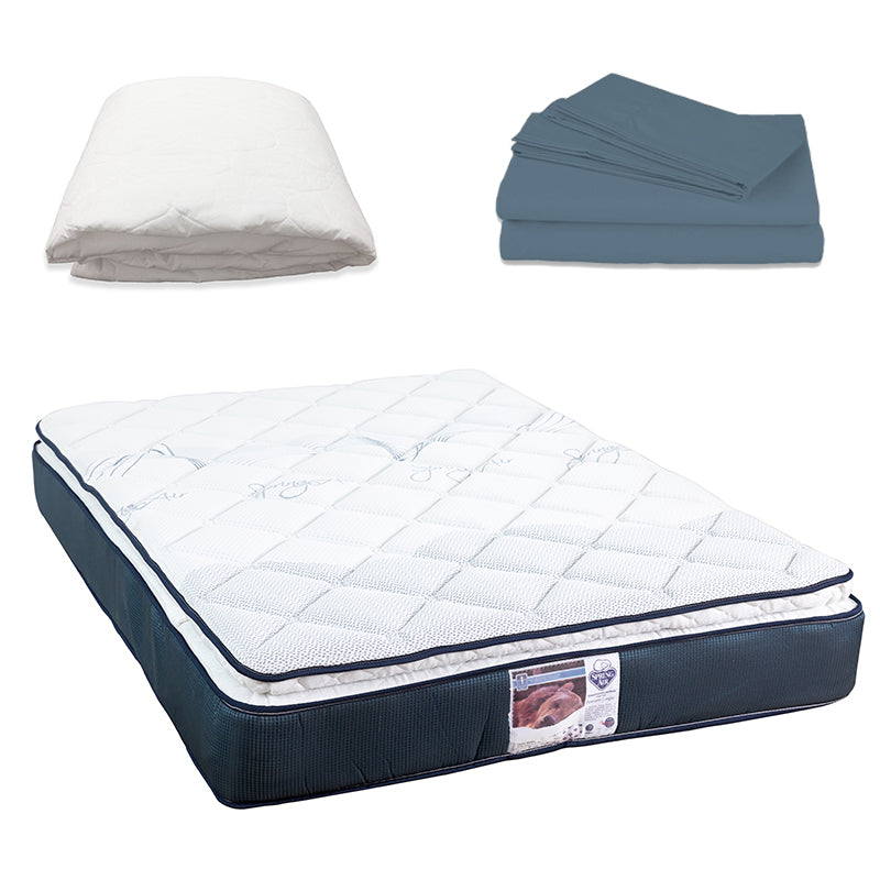 Colchón Spring Air Monaco con Ropa de Cama