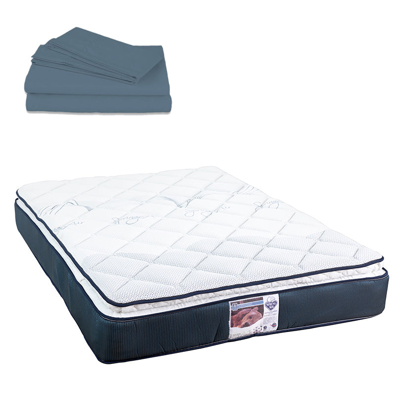 Colchón Spring Air Monaco con Ropa de Cama