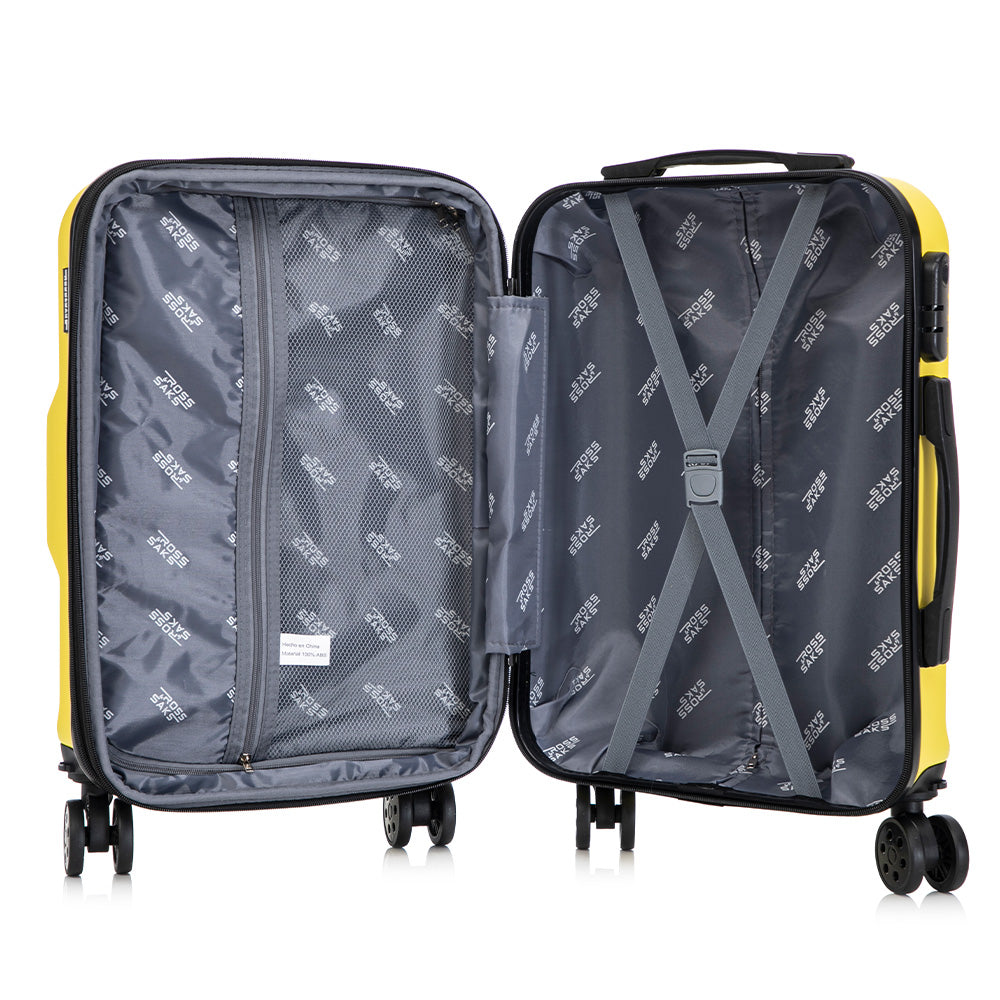 Maleta de Mano Rígida 6003 Expandible 10Kg | Con Ruedas 360° – Ideal para Viaje y Cabina