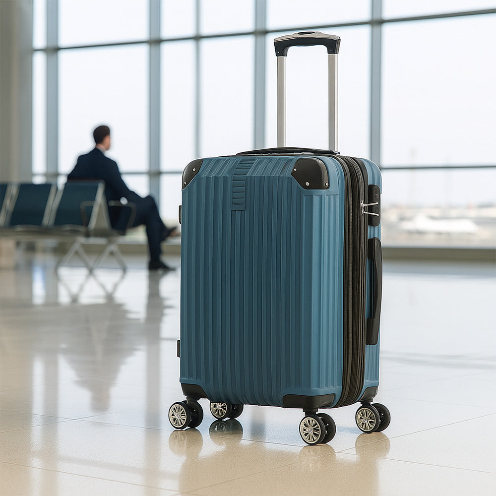 Maleta de Mano Rígida Expandible 10Kg | Con Ruedas 360° – Ideal para Viaje y Cabina