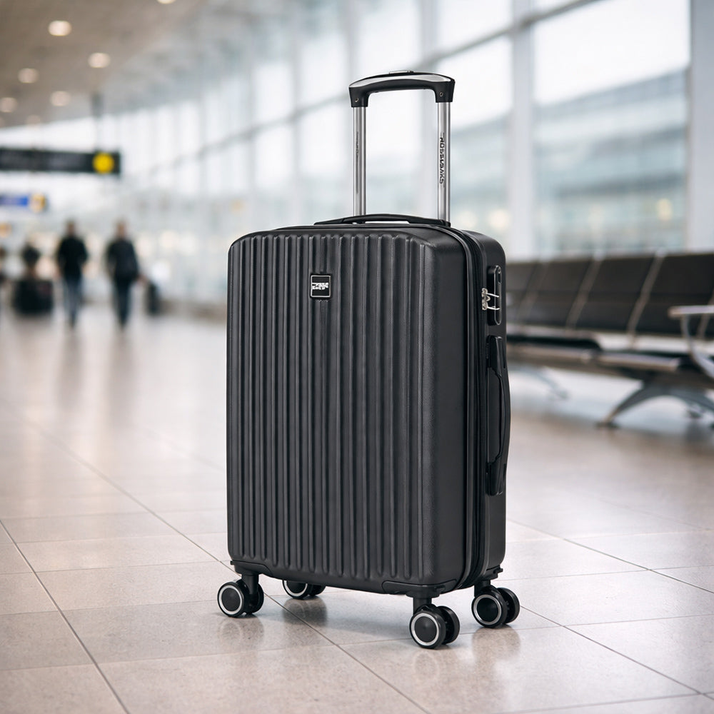 Maleta de Mano Rígida Expandible 10Kg | Con Ruedas 360° y Forro Impermeable – Ideal para Viaje y Cabina