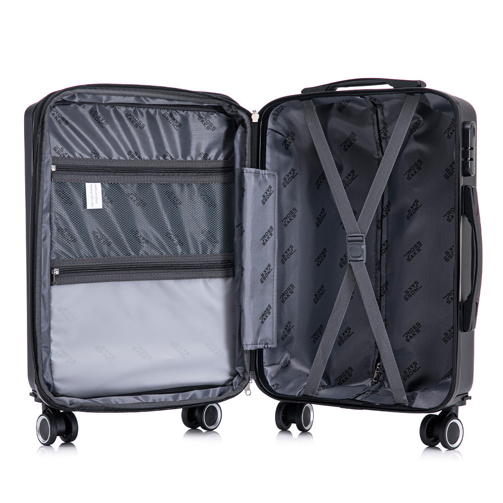 Maleta de Mano Rígida Expandible 10Kg | Con Ruedas 360° y Forro Impermeable – Ideal para Viaje y Cabina