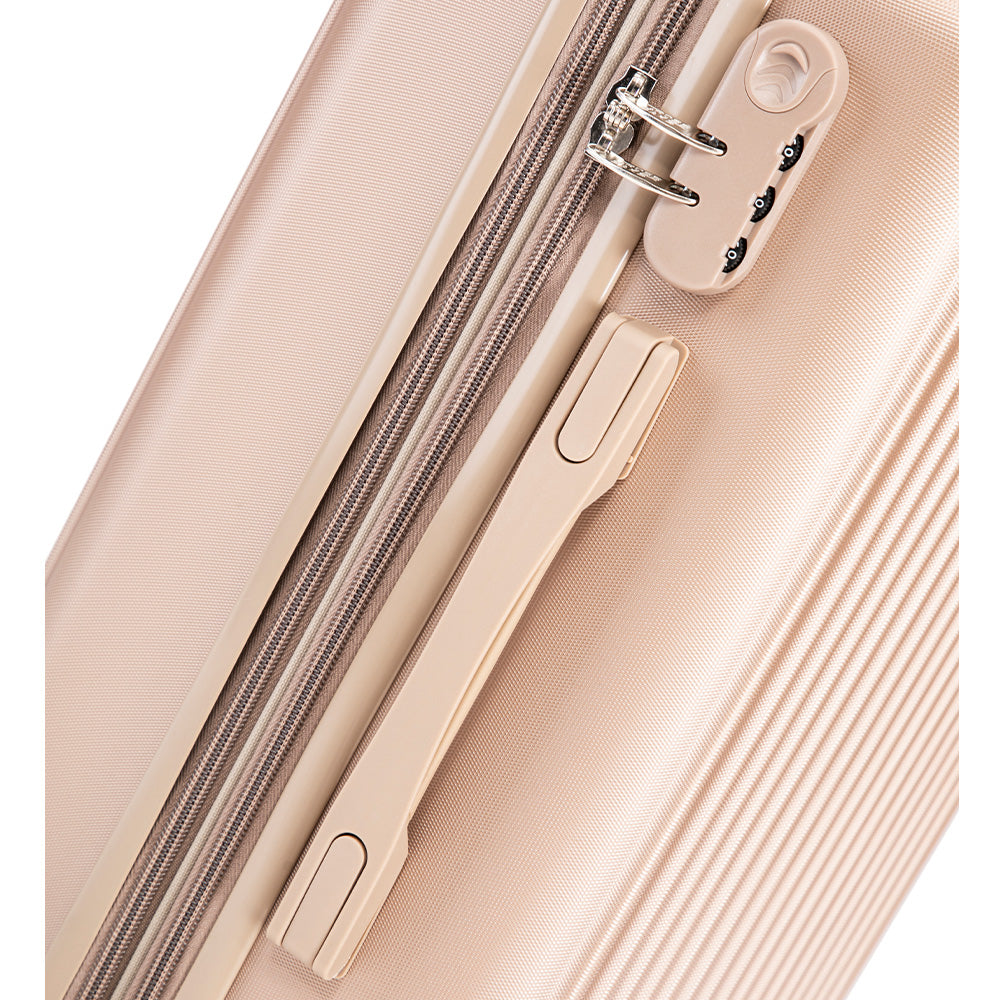 Maleta de Mano Rígida 6021 Expandible 10Kg | Con Ruedas 360° y Forro Impermeable – Ideal para Viaje y Cabina
