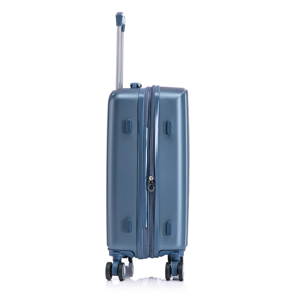 Maleta de Mano Rígida Expandible 10Kg | Con Ruedas 360° y Forro Impermeable – Ideal para Viaje y Cabina