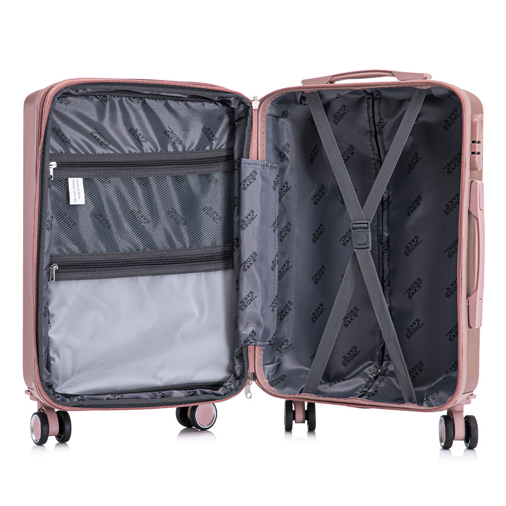 Maleta de Mano Rígida Expandible 10Kg | Con Ruedas 360° y Forro Impermeable – Ideal para Viaje y Cabina