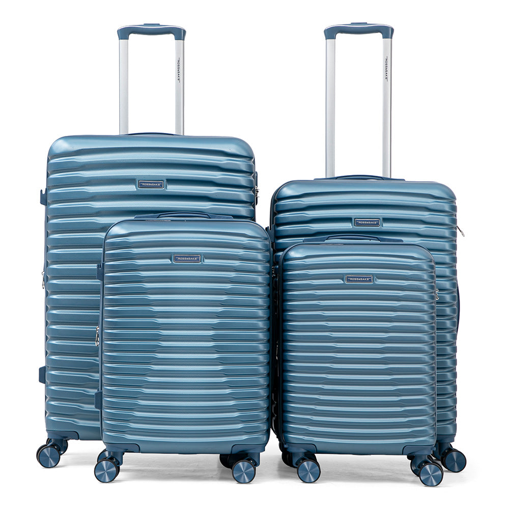 Set de 4 Maletas de Viaje Expandible Nomada | Con Ruedas 360° – Candado con combinación y mango ajustable