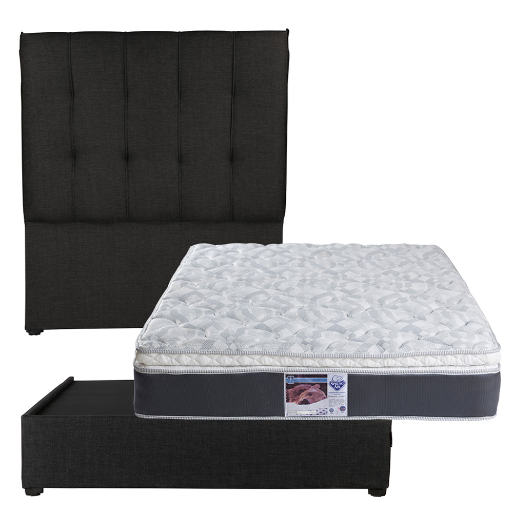 Cabecera Dicasa Kenzo con Base Cama con Colchón