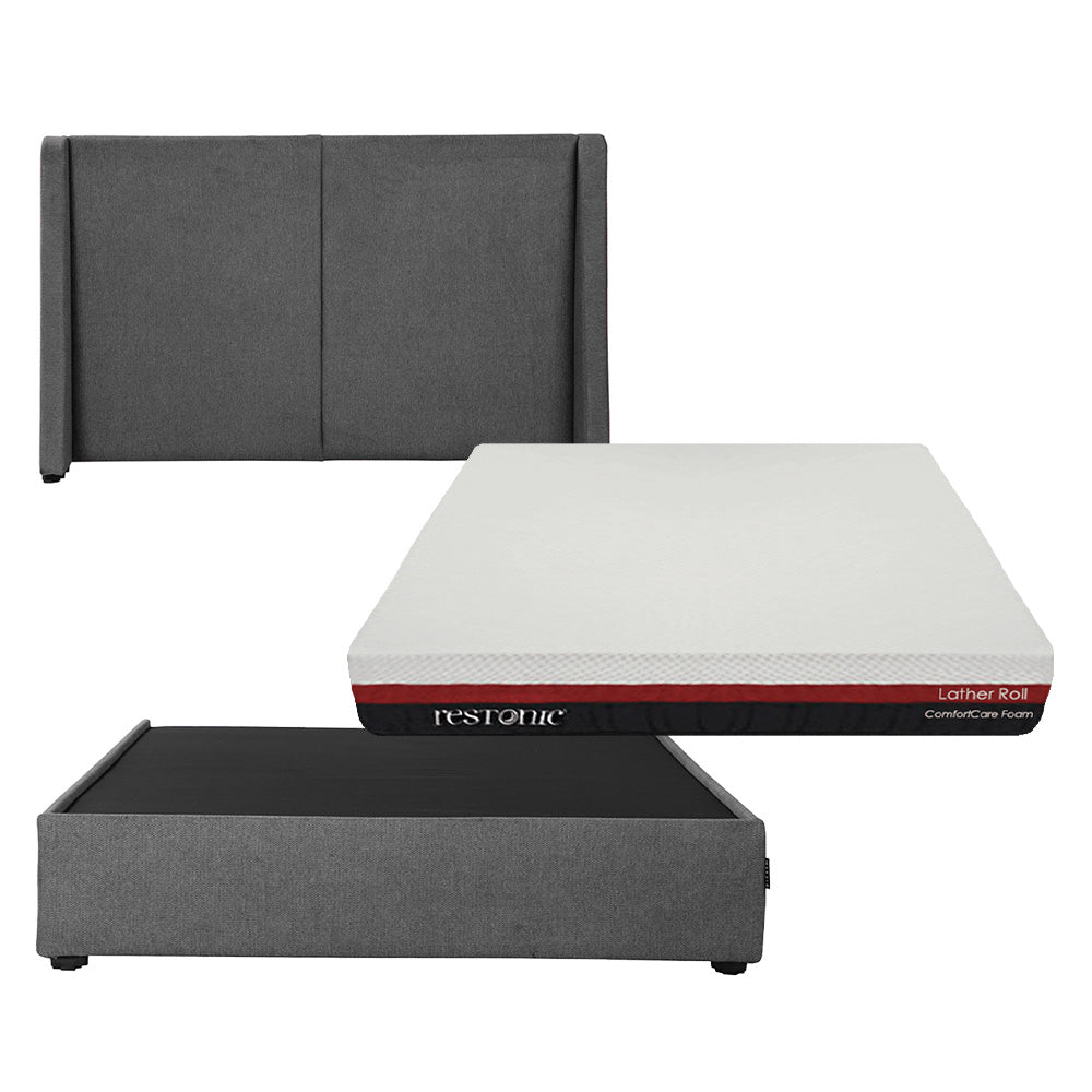 Cabecera Dicasa Milan con Base Cama con Colchón