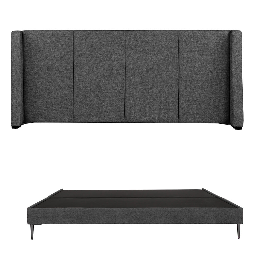 Cabecera Dicasa Milan con Base Slim con Ropa de Cama