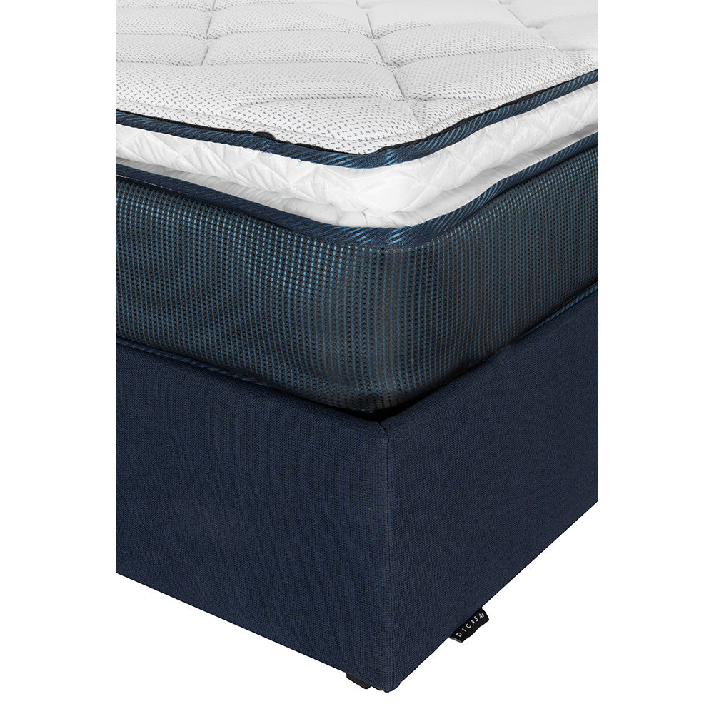 Colchón Spring Air Monaco con Base Cama con Ropa de Cama