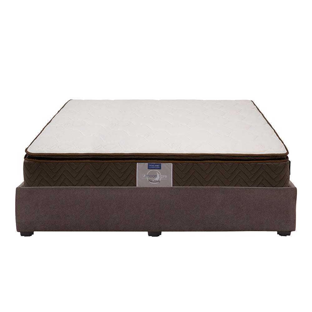 Colchón Restonic Nautilus con Base Cama con Ropa de Cama