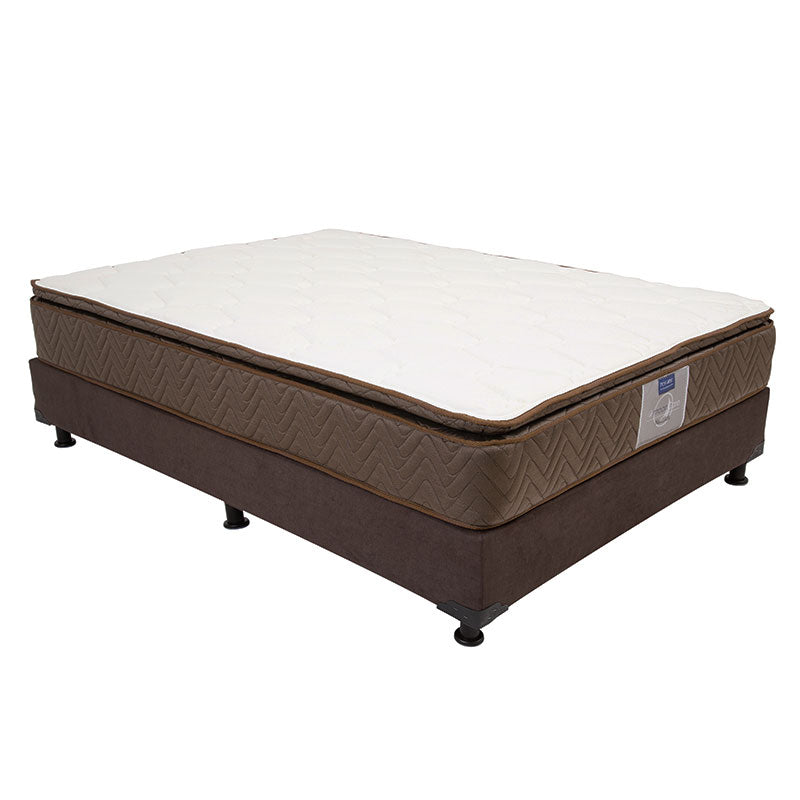 Colchón Restonic Nautilus con Box con Ropa de Cama