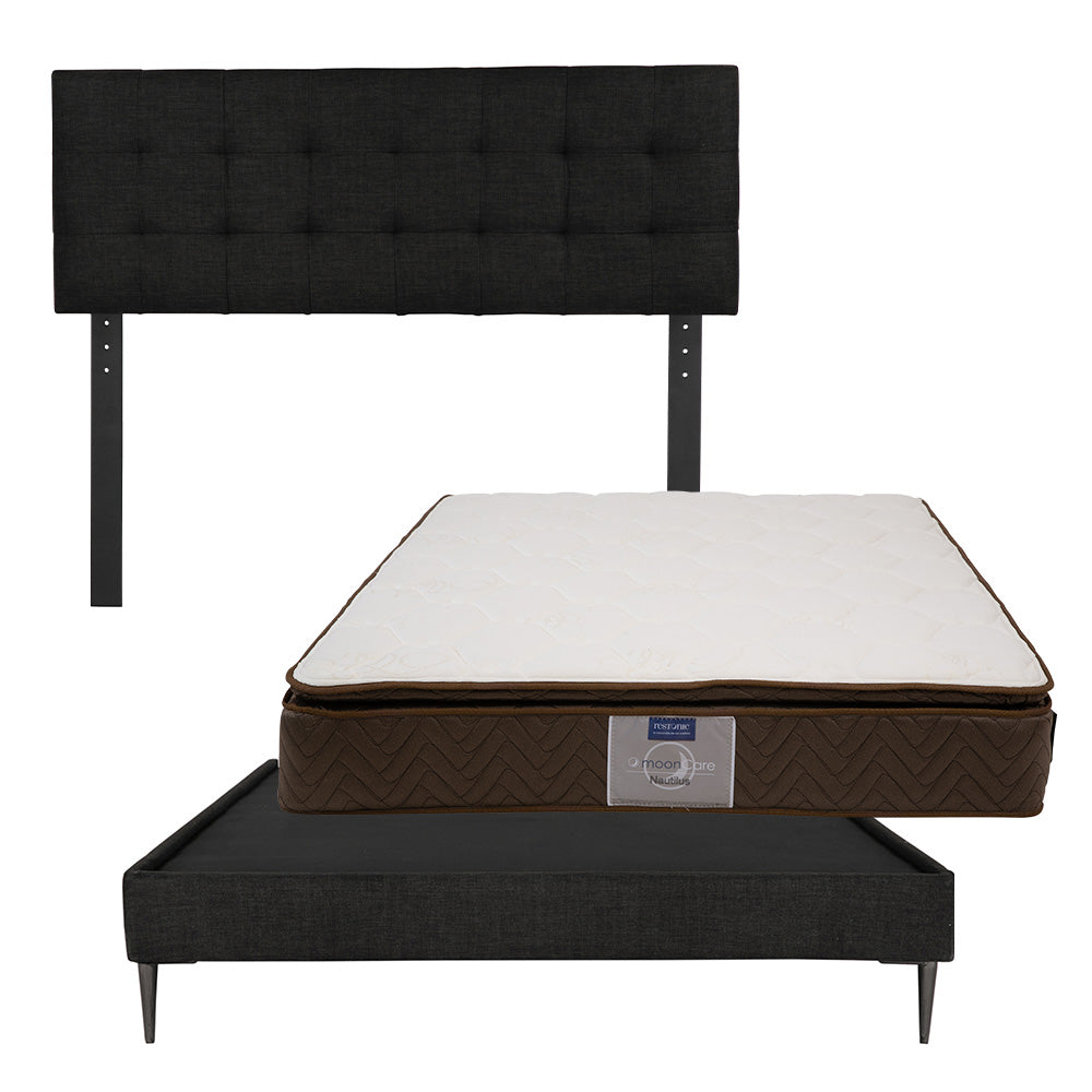 Cabecera Dicasa Catania con Base Cama Slim con Colchón