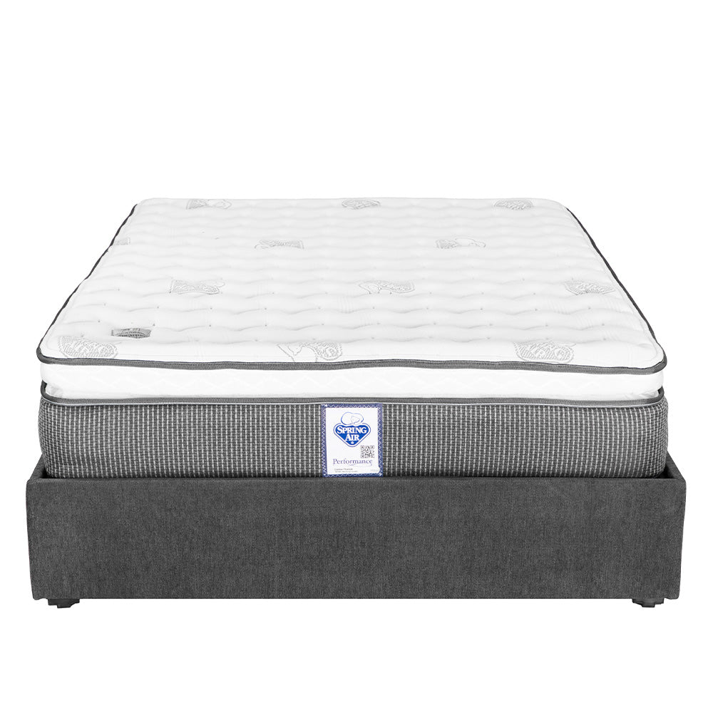 Colchón Spring Air Phantom con Base Cama con Ropa de Cama
