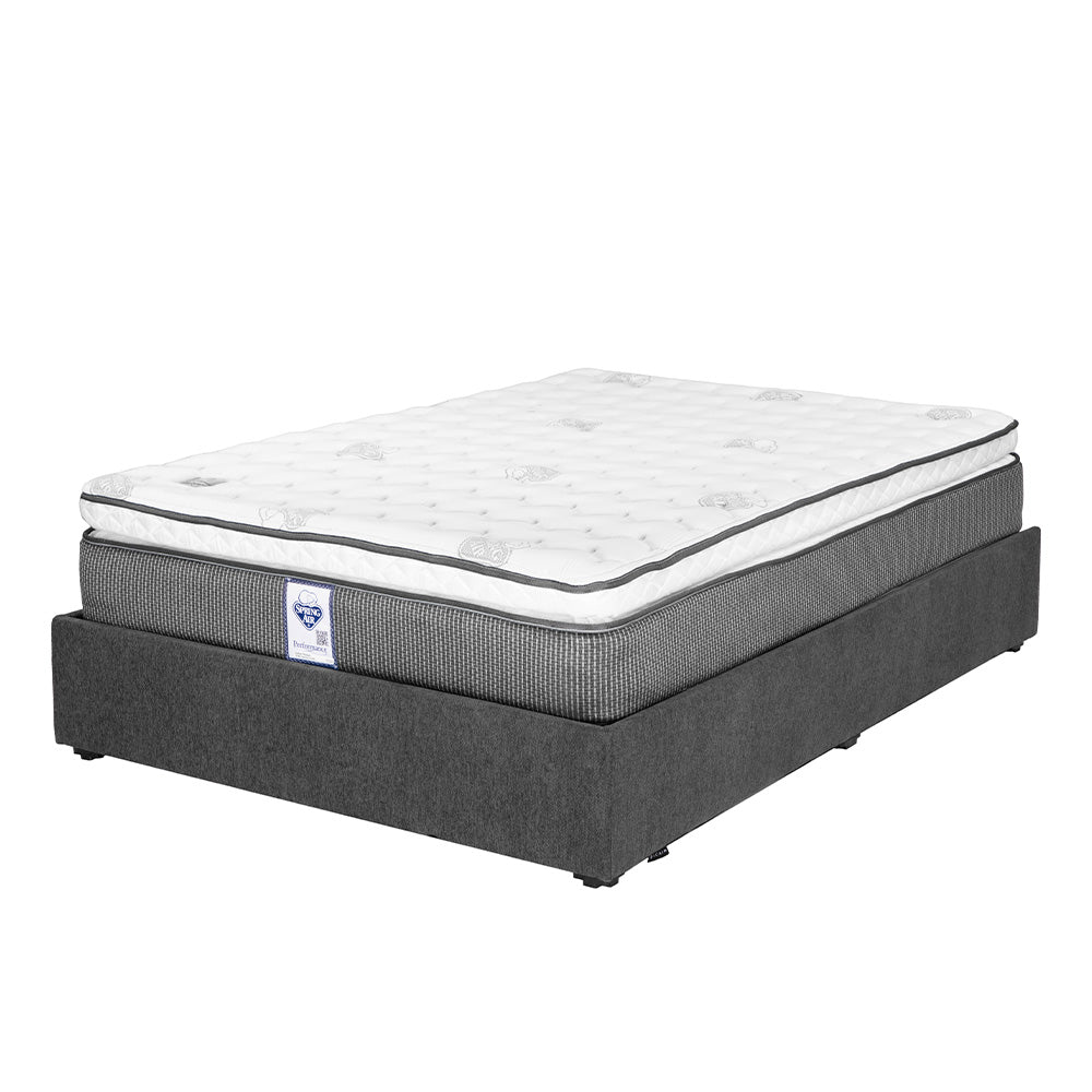 Colchón Spring Air Phantom con Base Cama con Ropa de Cama