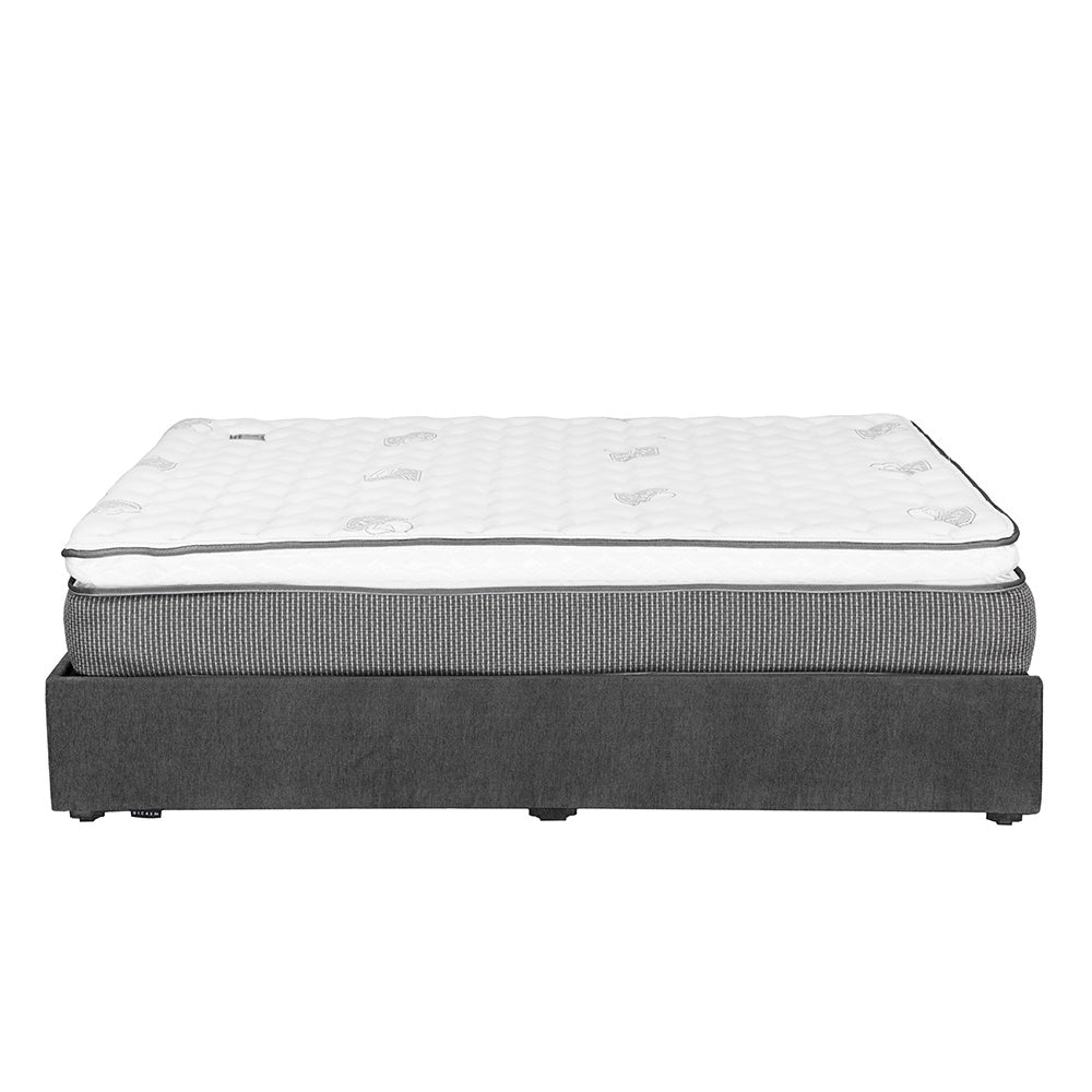 Colchón Spring Air Phantom con Base Cama con Ropa de Cama