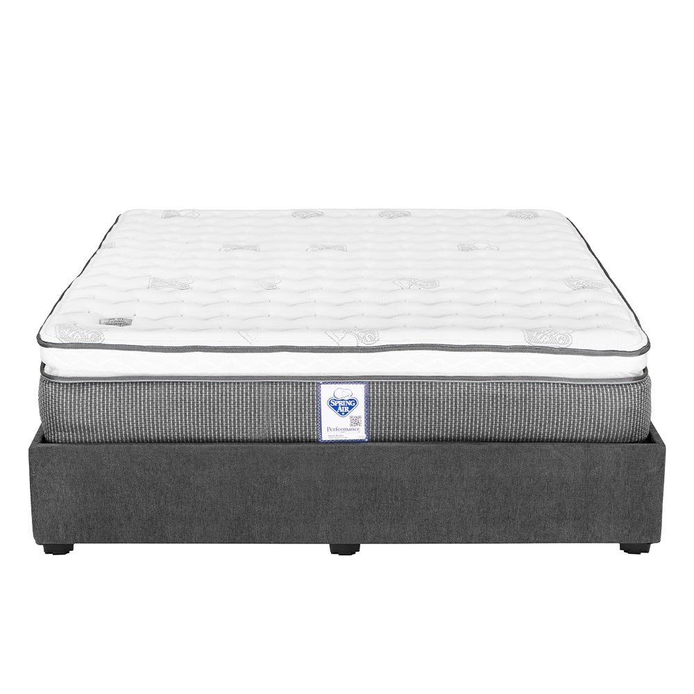 Colchón Spring Air Phantom con Base Cama con Ropa de Cama