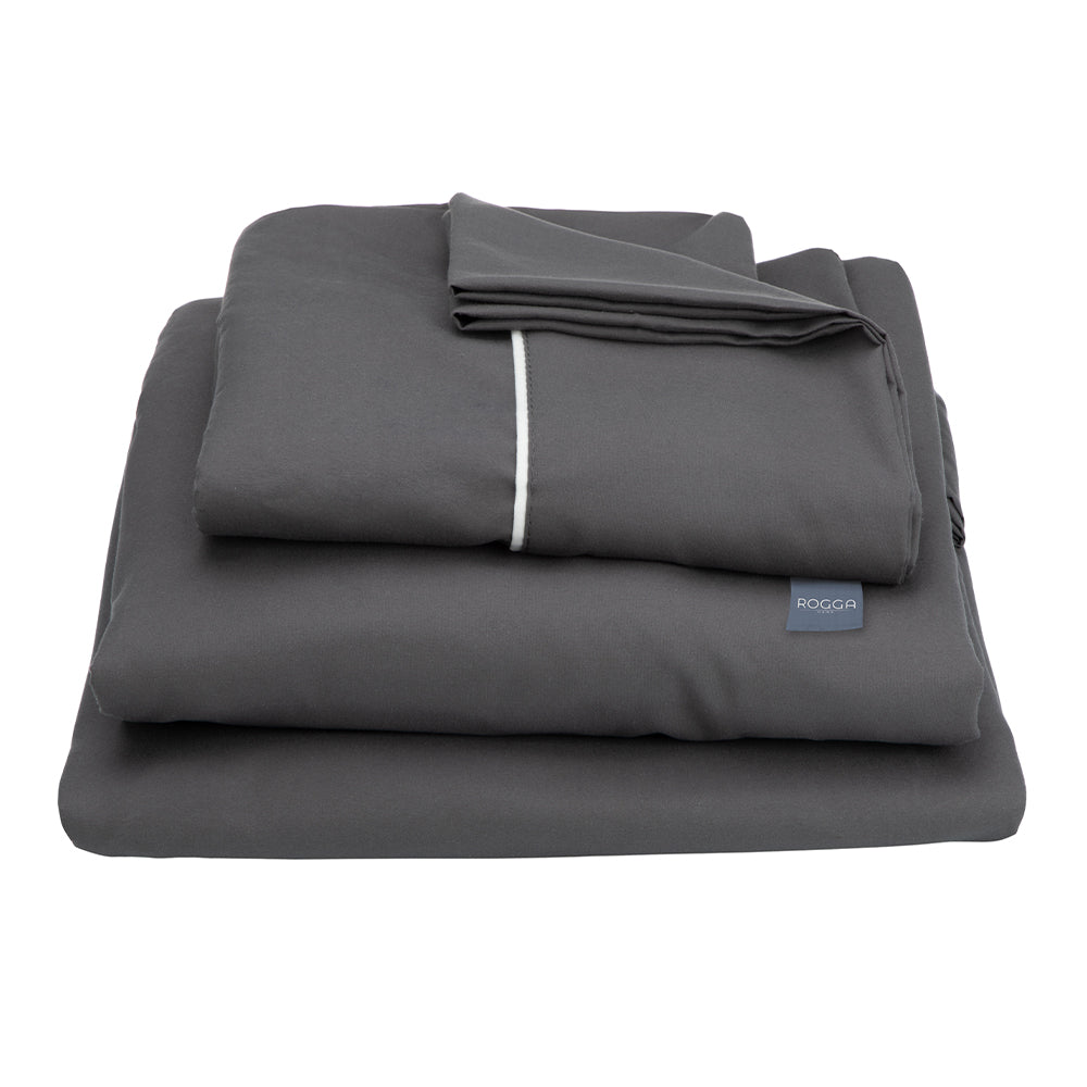 Cabecera Foss con Base Slim y Ropa de Cama