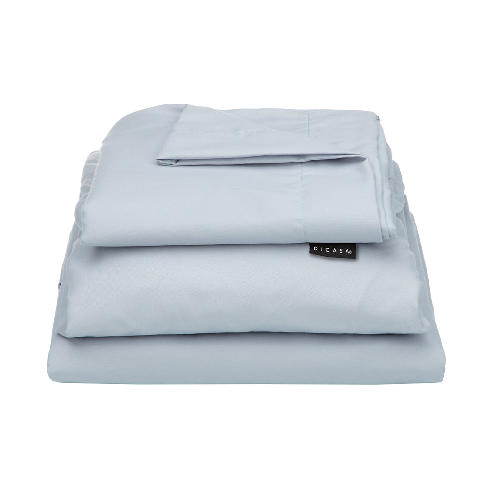 Cabecera Dicasa Bora con Base Cama Café con Beige y Ropa de Cama